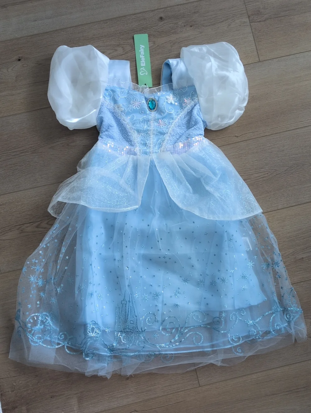 Light Blue Princess Costume Dress 4T